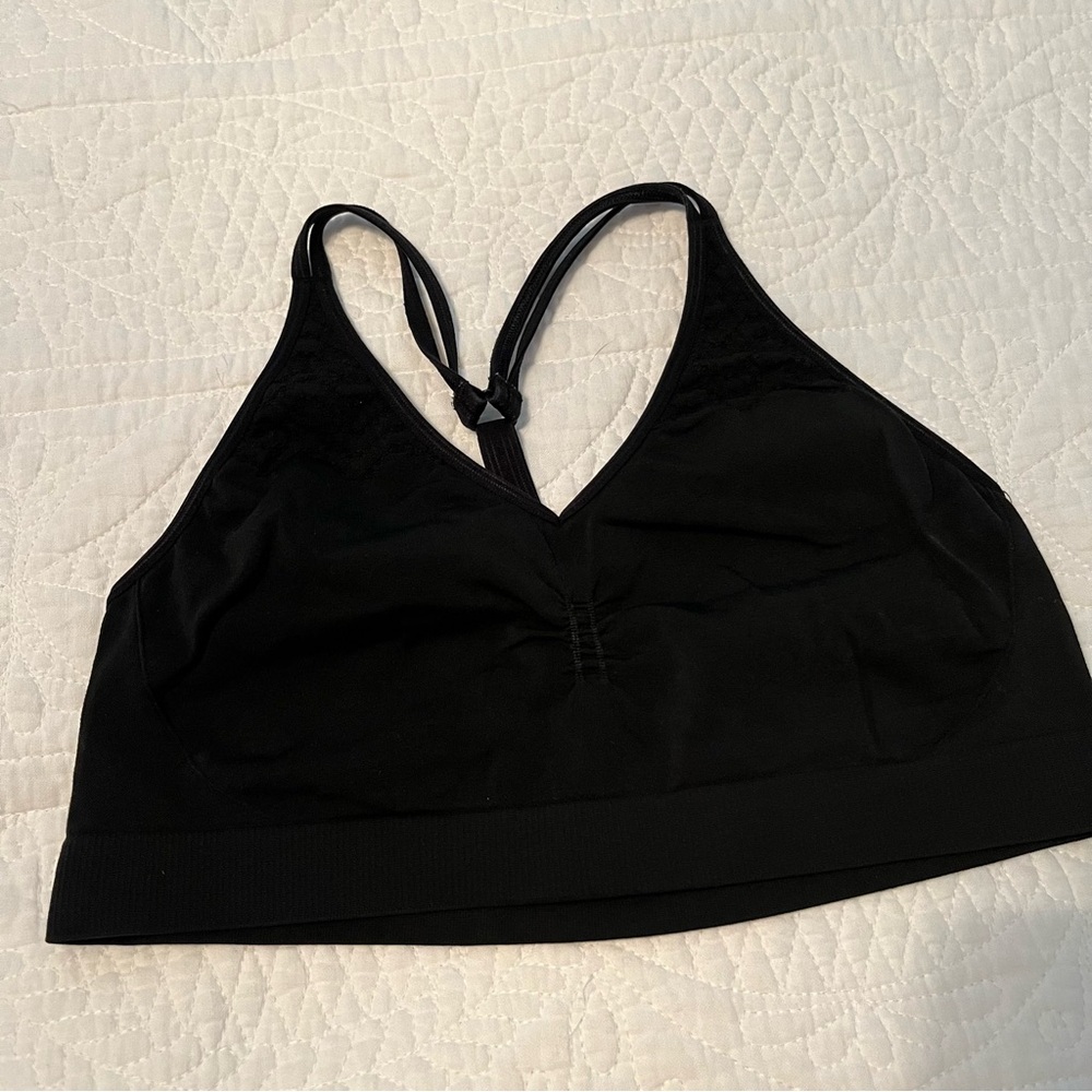 ATHLETA Low Impact Sports Bra. Black. Large. - Picture 3 of 5